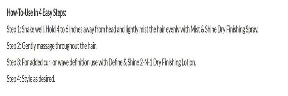 Design Essentials Wave By Design Mist spray on textured hair enhances definition and manageability.