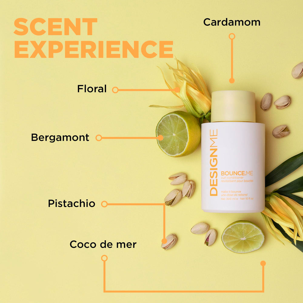 Design.Me BOUNCE.ME buriti oil ingredient highlights nourishing hydration.