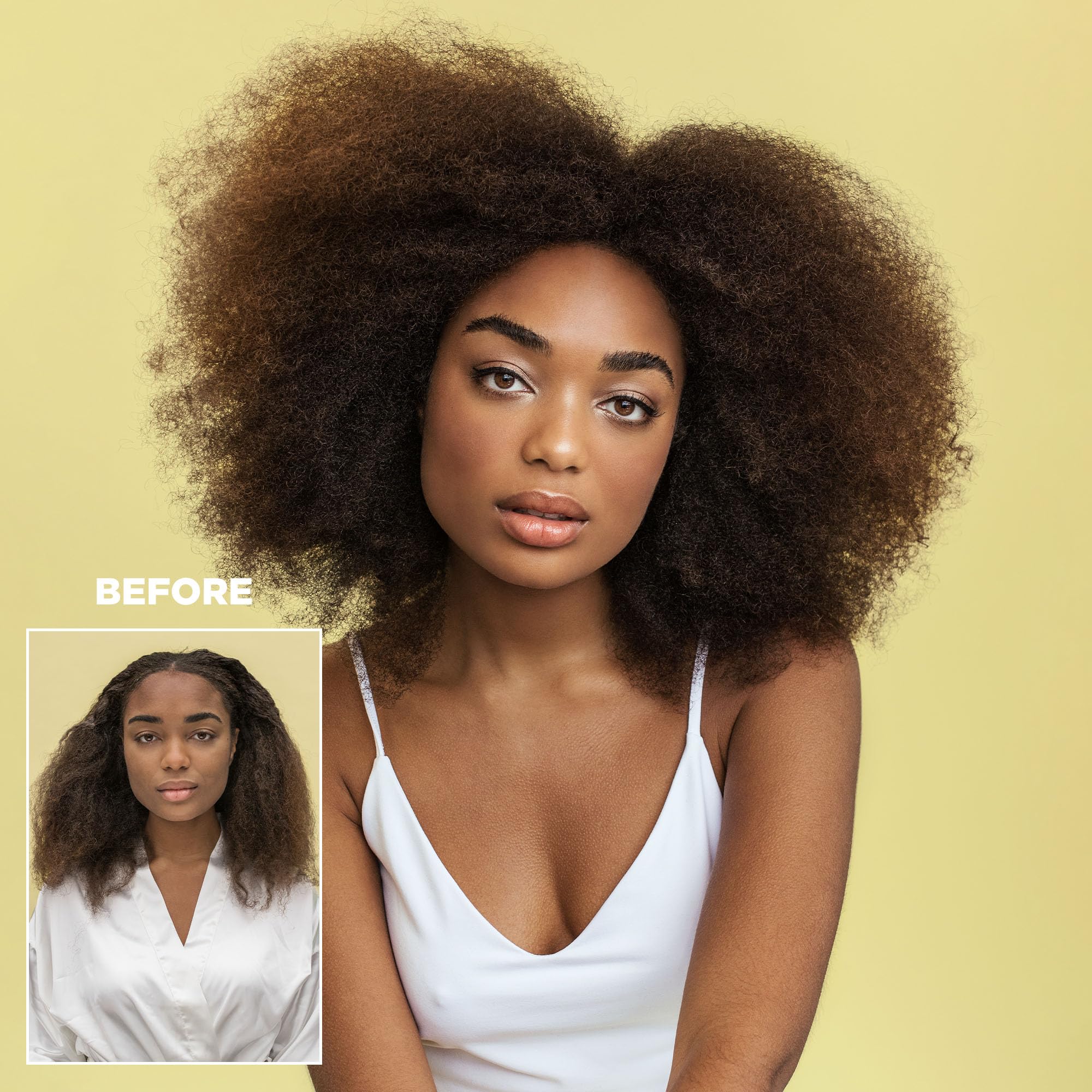Design.Me BOUNCE.ME creamy texture close-up signals rich conditioning.