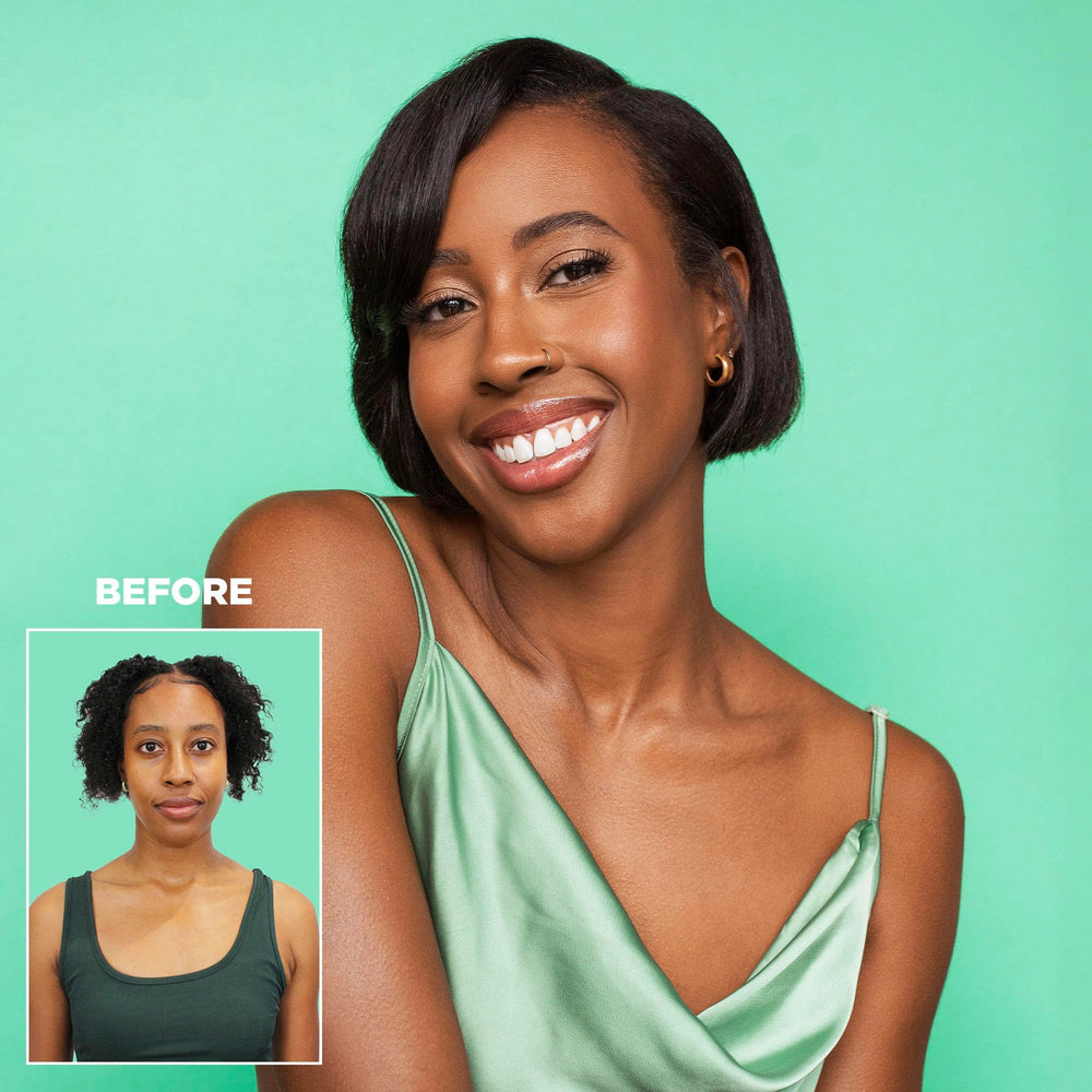 Design.Me GLOSS.ME Hydrating Conditioner color-safe formula image for treated hair.
