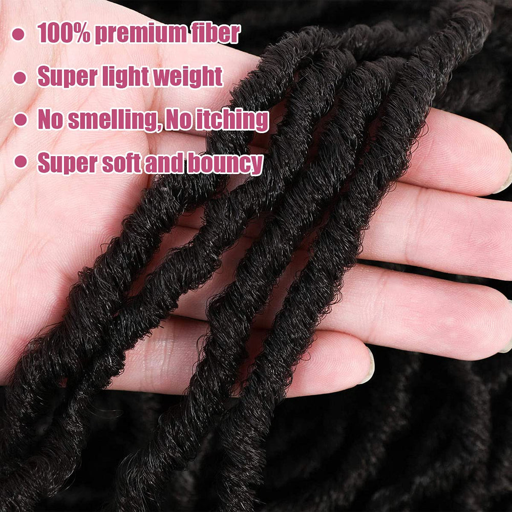 Desire4hair 36-inch soft locs whole strand texture close-up highlighting natural look.