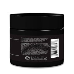 Detroit Grooming Co beard butter application steps highlighting easy grooming and scent.