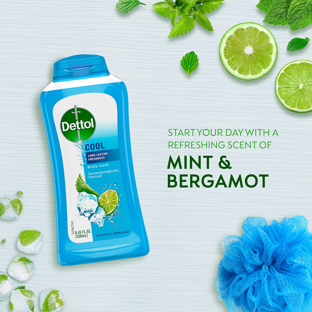 Dettol Cuidado Corporal Diario: aroma vigorizante y limpieza suave para la piel