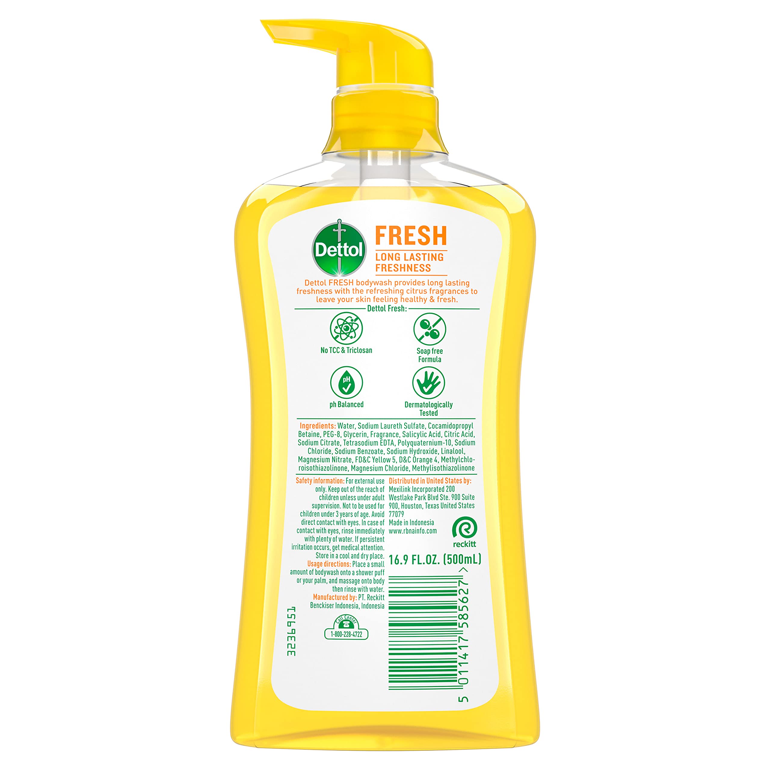 Dettol Fresh Body Wash lather forms a gentle, refreshing foam.