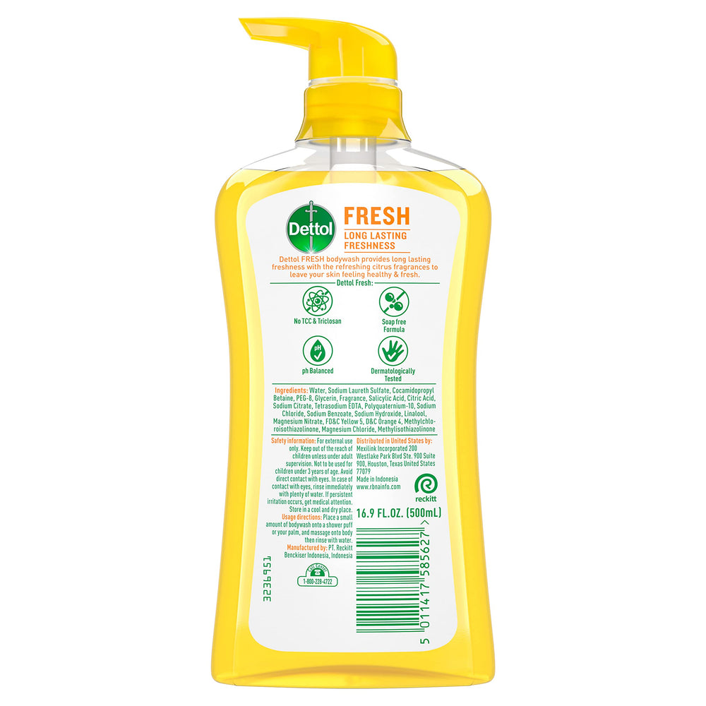 Dettol Fresh Body Wash lather forms a gentle, refreshing foam.