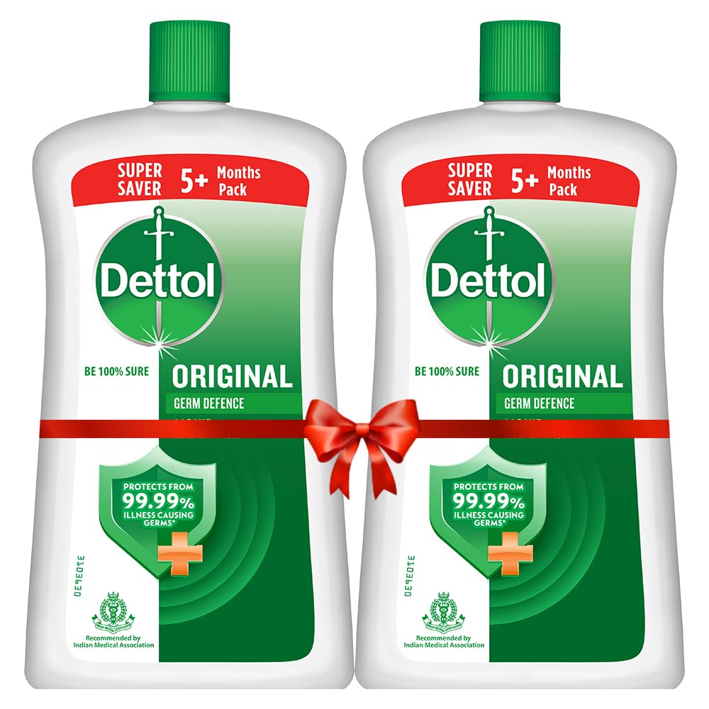 Dettol Original Handwash bottle front view showing clean hands routine