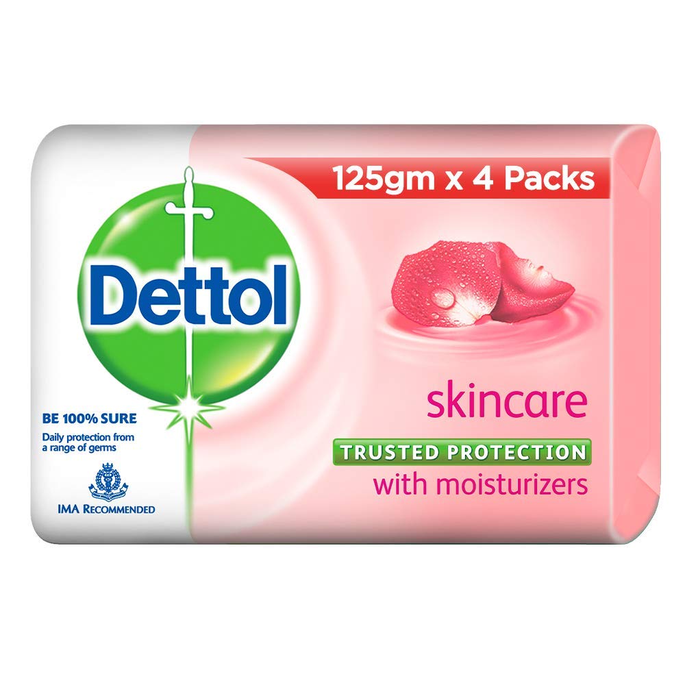 Dettol skincare soap 125g bar for a fresh daily cleanse.