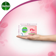 Dettol skincare soap foamy lather close-up for gentle cleansing.