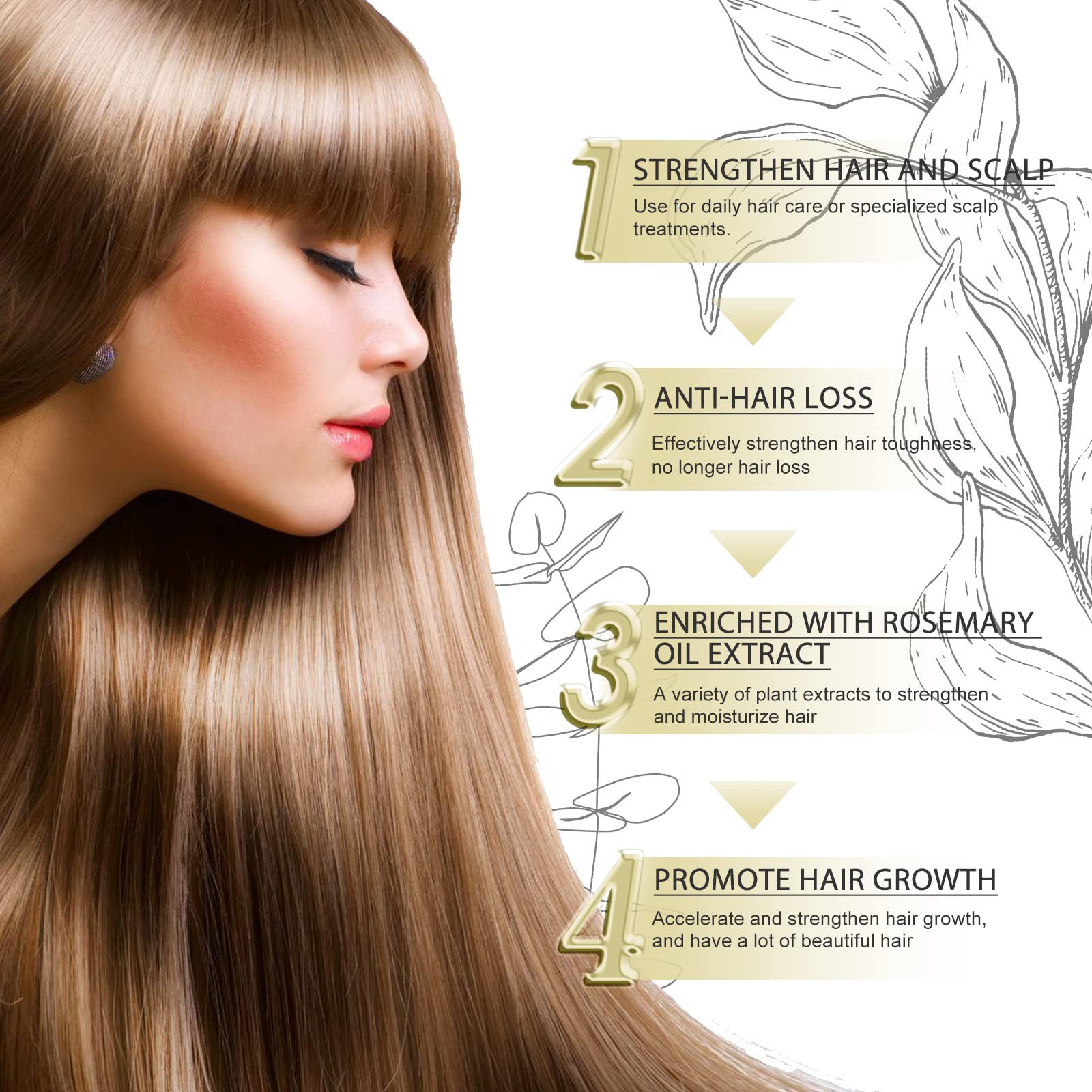 Deuiosna Carvenchi scalp massage demonstrates daily application for scalp nourishment.