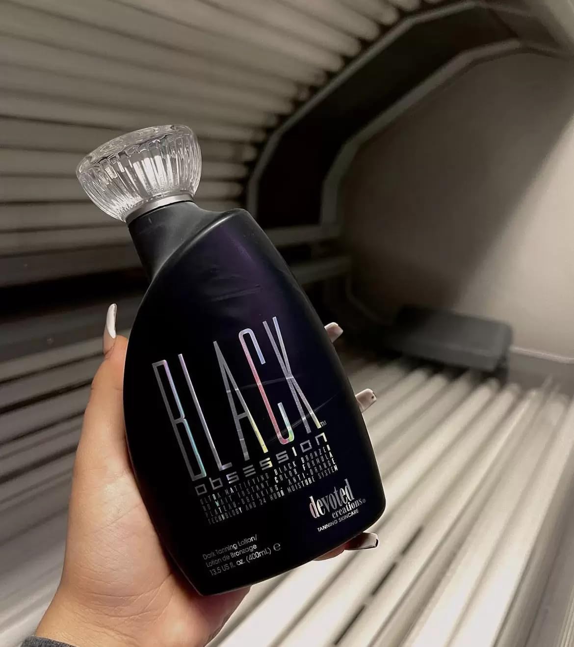 Devoted Creations Black Obsession Kakadu Plum ingredient emphasizes redness-reducing, radiant glow.