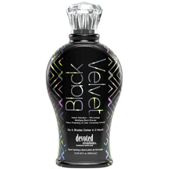 Devoted Creations Black Velvet bronzer bottle for instant color and a smooth finish.