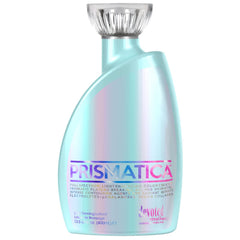 Devoted Creations Prismatica color-change UV bottle for dynamic tanning feedback.