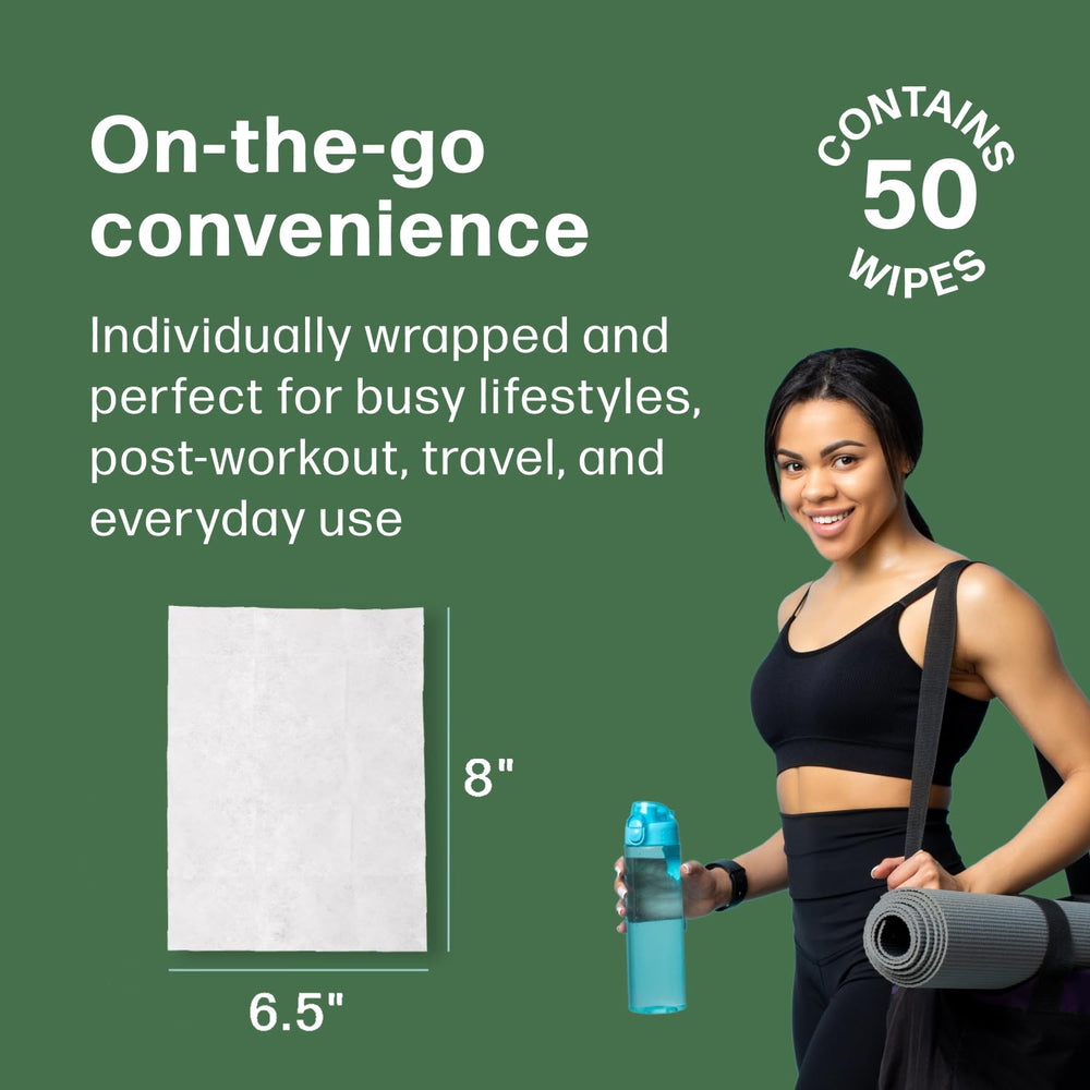 Dew Well Deodorant Wipes camping highlight versatile cleansing options.
