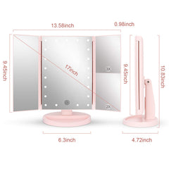 deweisn mirror 180-degree swivel provides flexible viewing angles during grooming