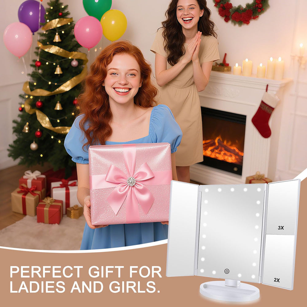 deweisn travel-ready vanity setup for on-the-go makeup sessions