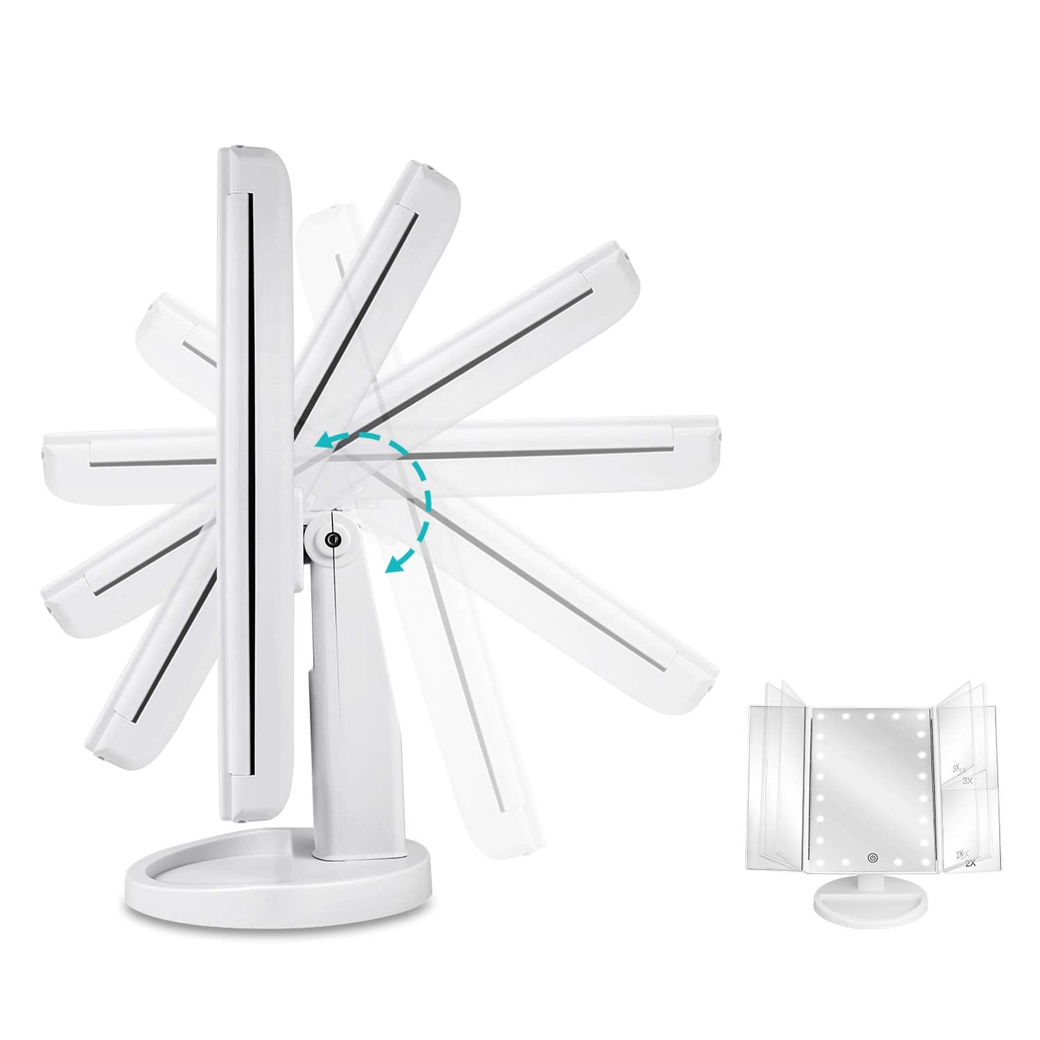 deweisn dual power USB or batteries supports portable use