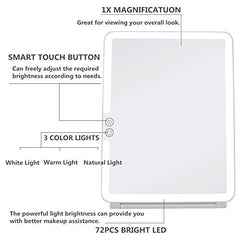 deweisn usb rechargeable mirror powers without disposable batteries via micro usb.