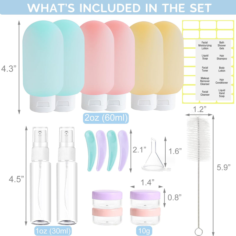 DEWSENSI travel jars 10ml for creams and serums during trips.