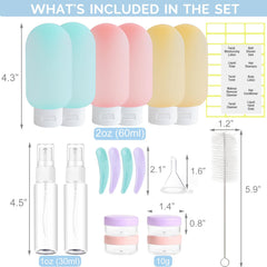 DEWSENSI travel jars 10ml for creams and serums during trips.