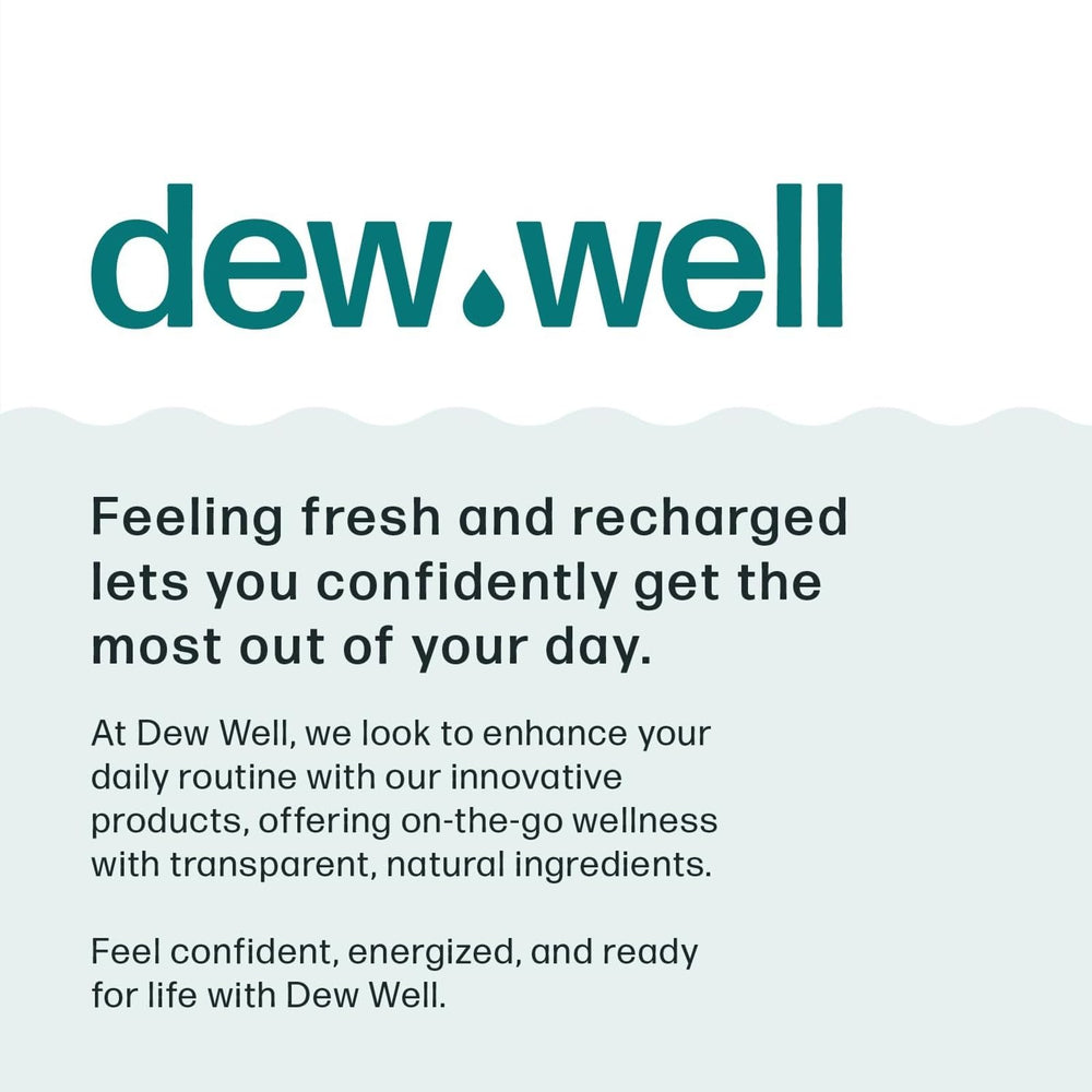 Dew Well wipes in transit-ready box illustrate value and everyday convenience.