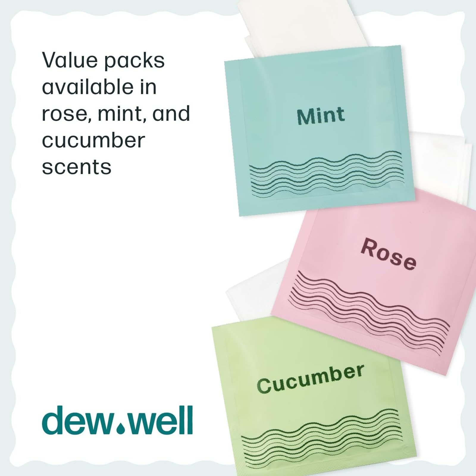 Dew Well cucumber scent variant offers a cooling option for daytime use.