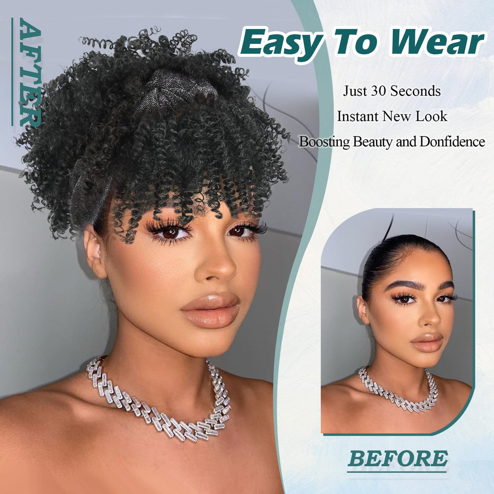 DEYNGS headband wig fiber close-up demonstrates soft, heat-resistant strands