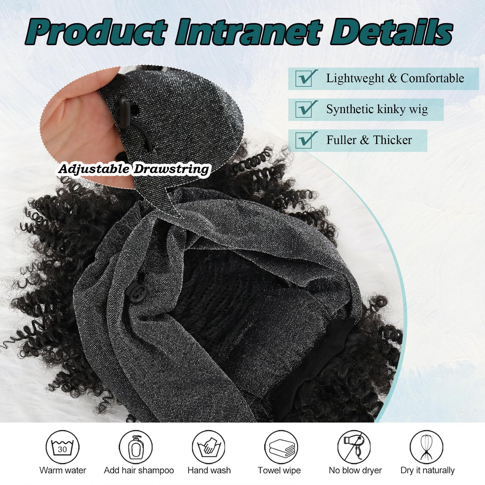 DEYNGS headband wig The Puff shot highlights low-maintenance everyday wear