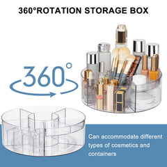 Dezzer six-divider compartment keeps brushes and lipsticks neatly organized.