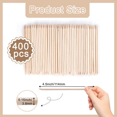 DF DUALFERV double-end orange wood sticks ideal for cleaning nails