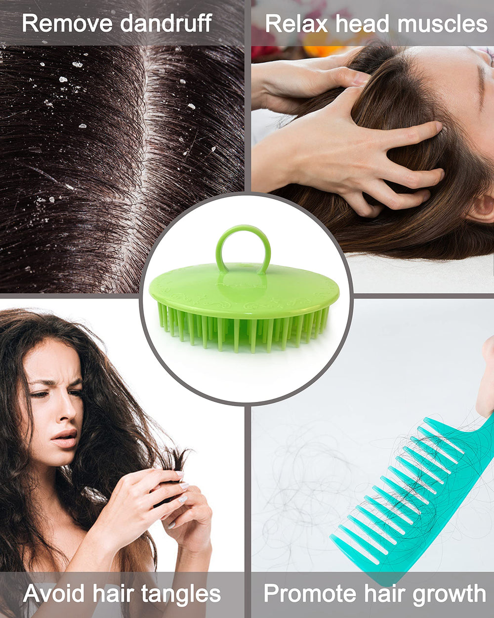 DF DUALFERV relaxing scalp massage tool for stress relief