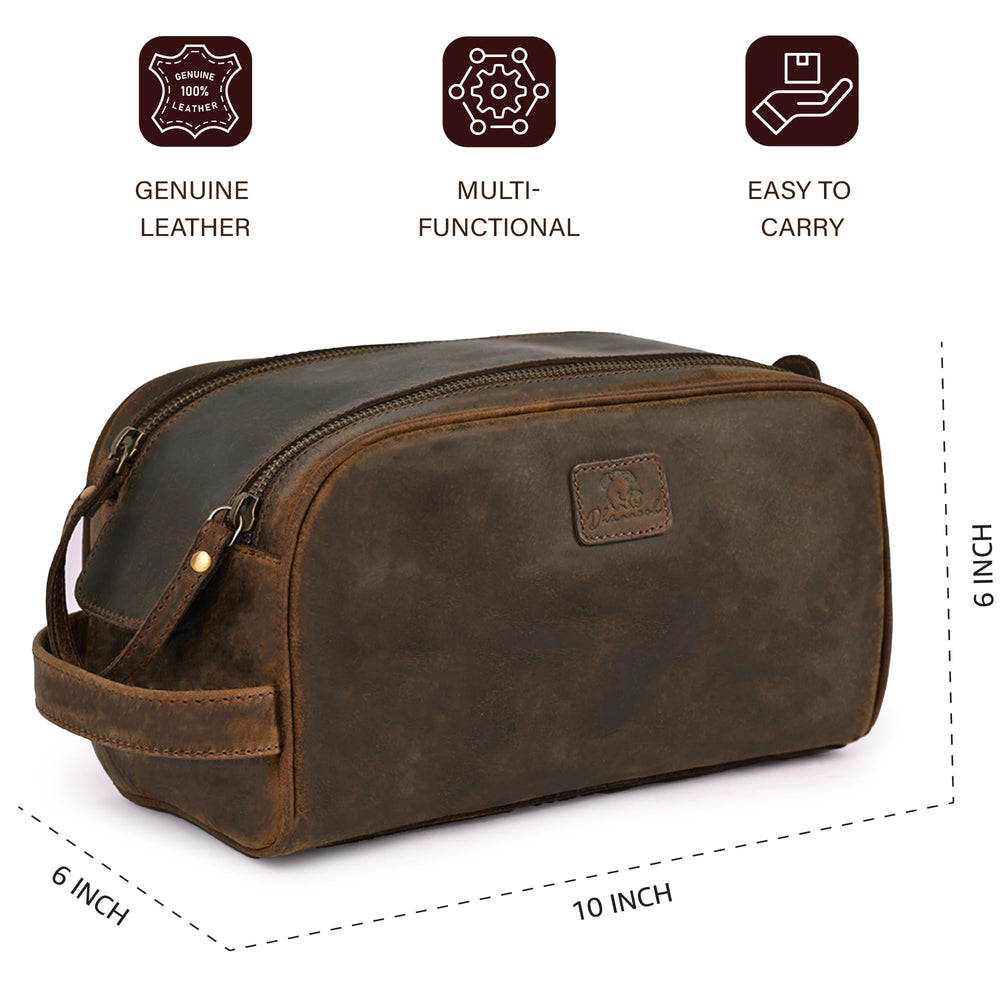 DHAMPOOH Travel-friendly design is compact yet spacious for carry-on packing