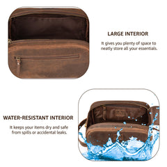 DHAMPOOH Waterproof lining interior detail protects items while traveling