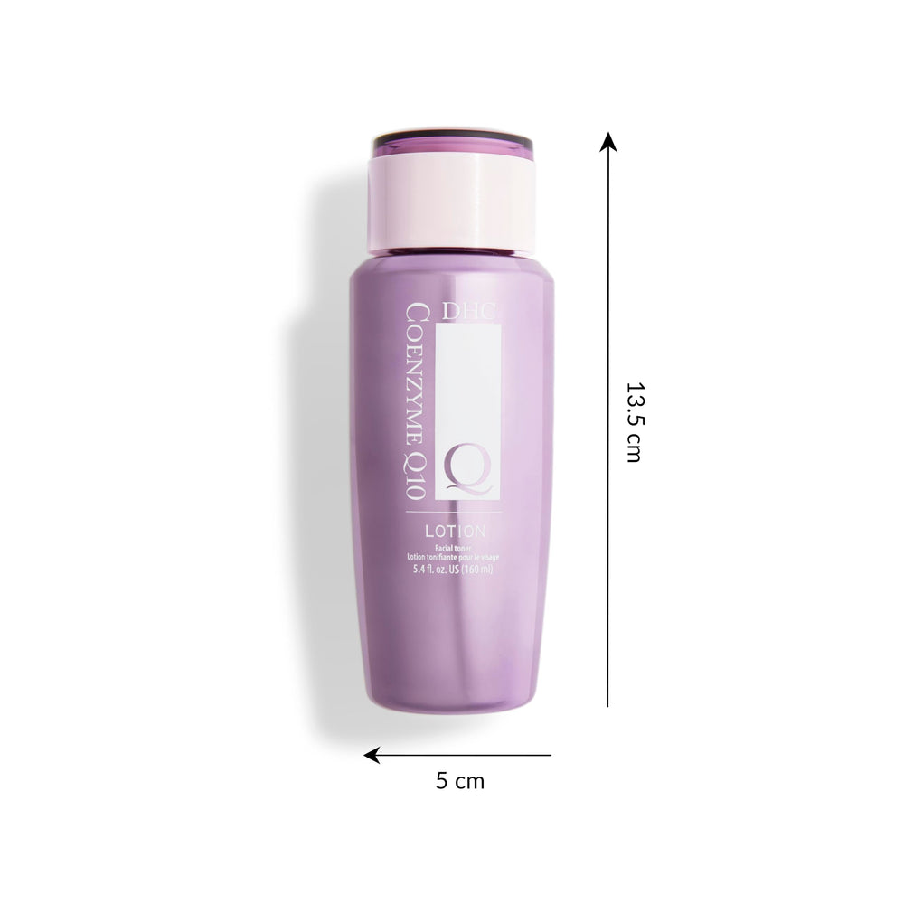 DHC CoQ10 Lotion fragrance-free label close-up for sensitive skin.