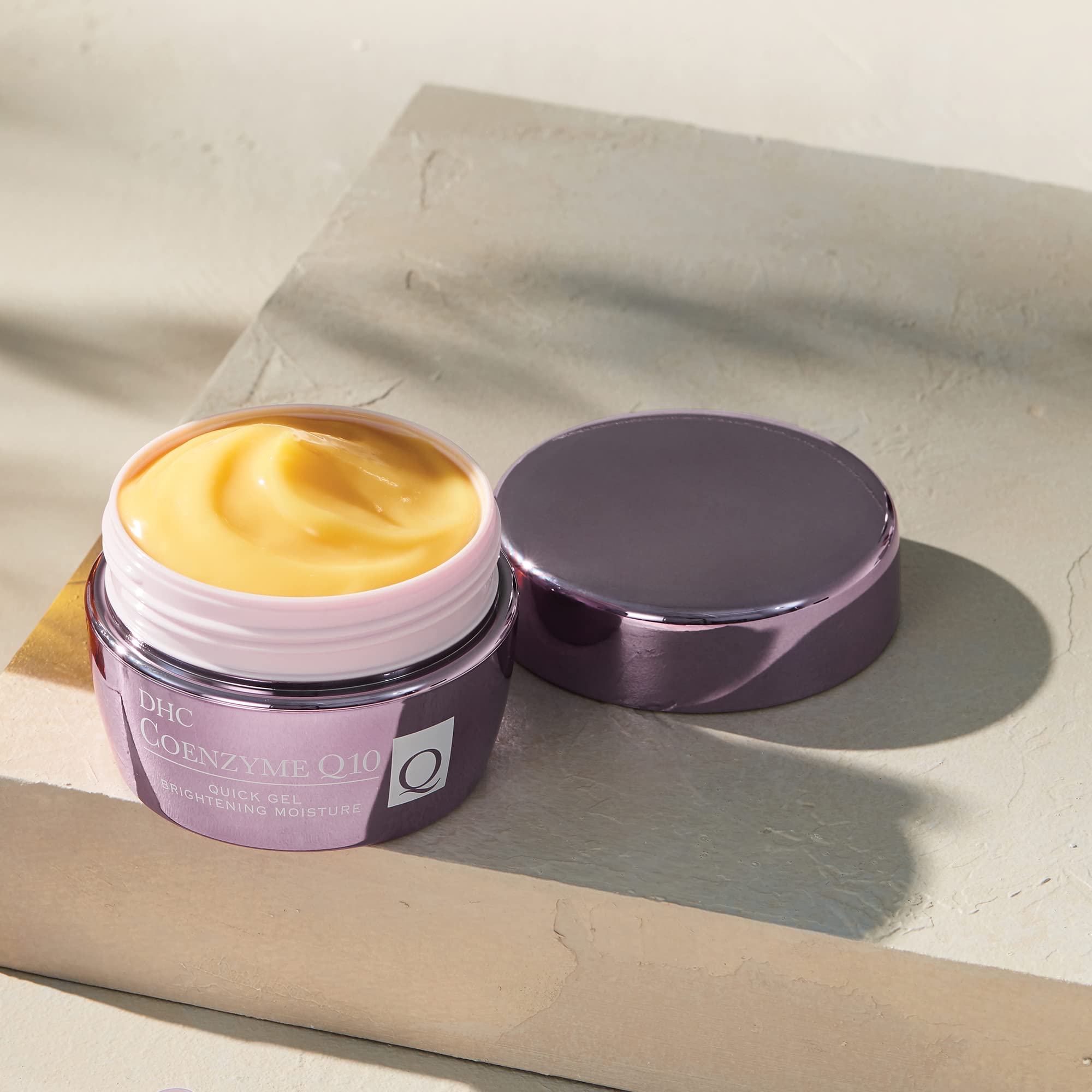 DHC CoQ10 Quick Gel Brightening fragrance-free label indicating clean formula.