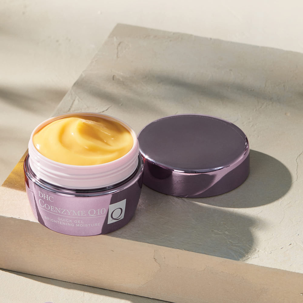 DHC CoQ10 Quick Gel Brightening fragrance-free label indicating clean formula.