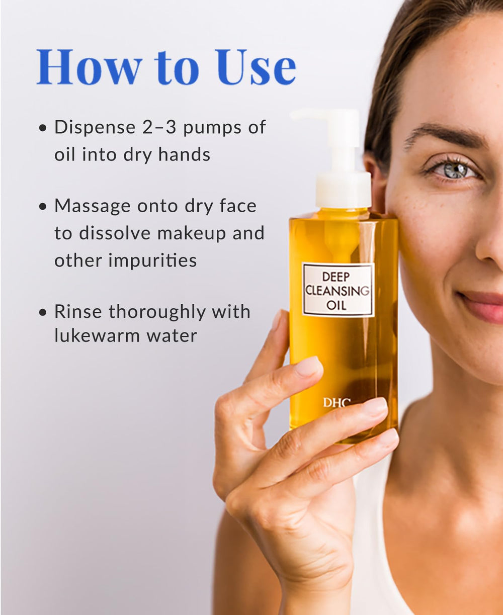 DHC Deep Cleansing Oil used to clean makeup brushes effectively.