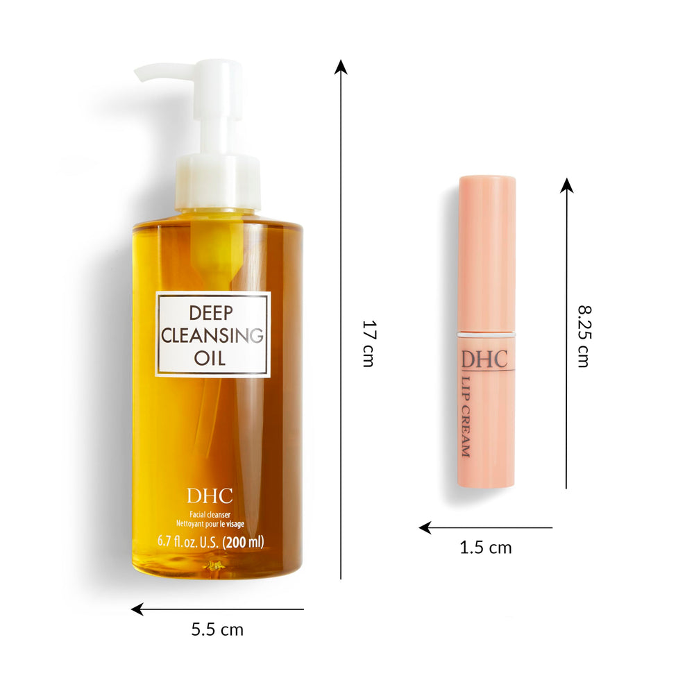 DHC Duo Pack label and bottles highlighting fragrance-free formula.