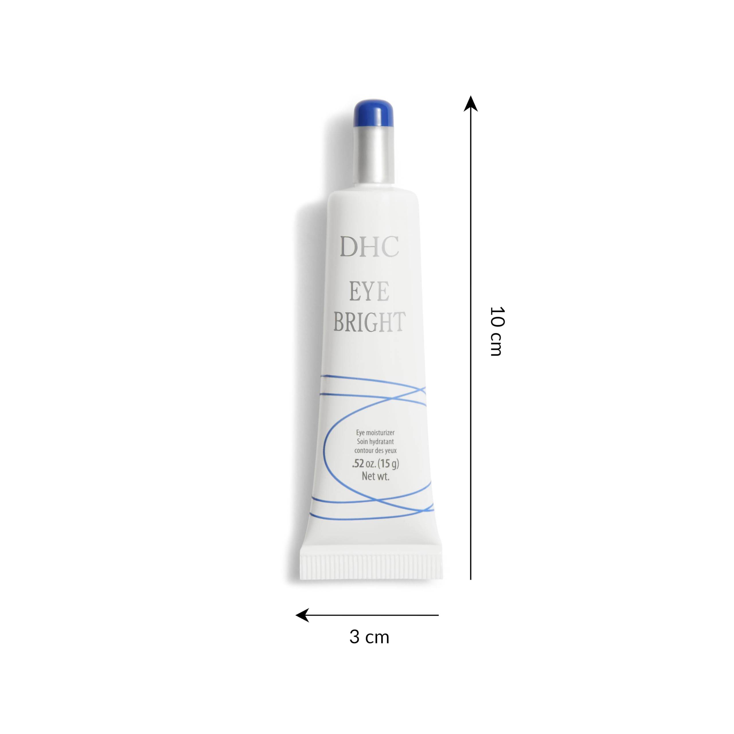 DHC Eye Bright day-use shot suggests all-day wear and quick refreshment.