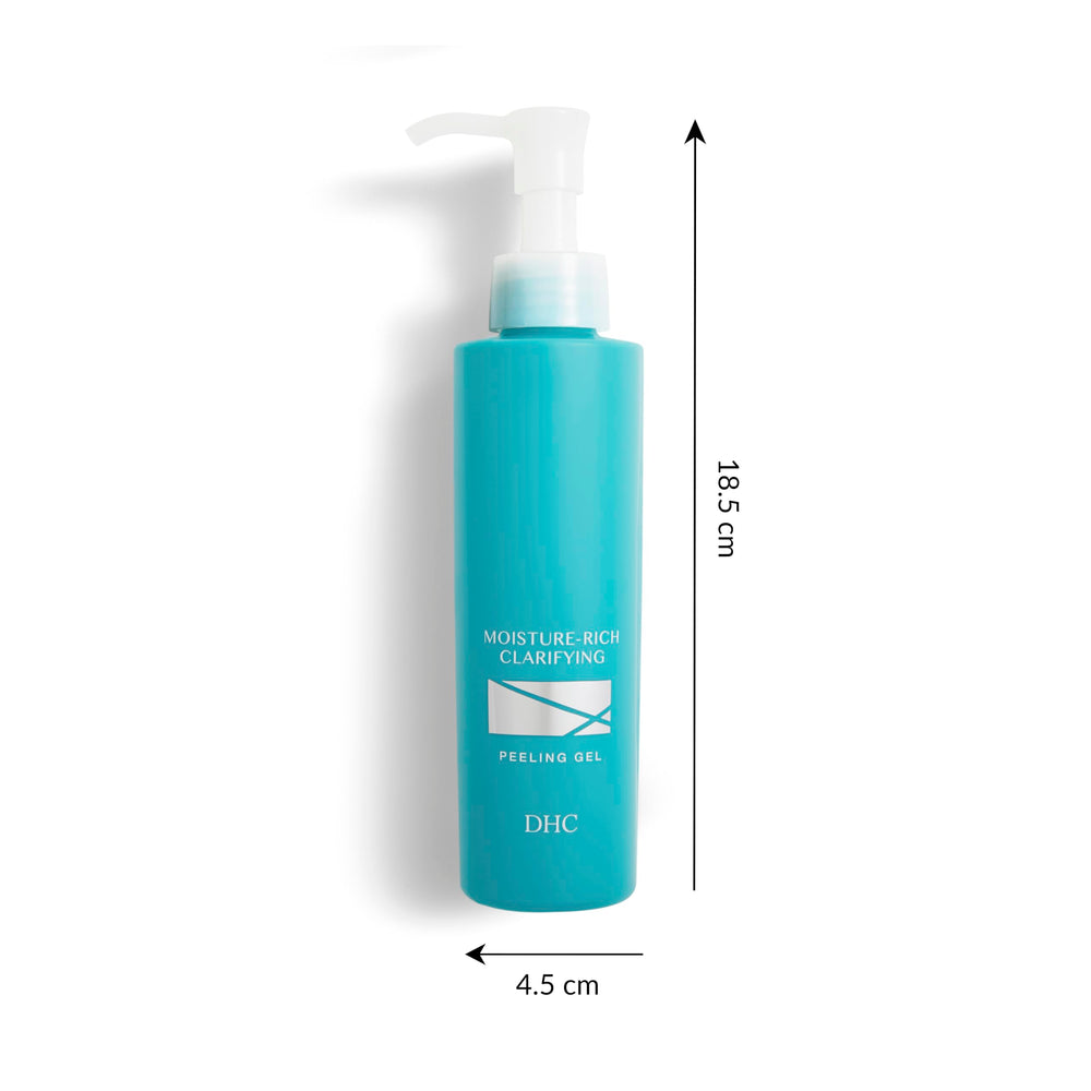 DHC exfoliated-skin-tone result shot suggests brighter, even texture after use.