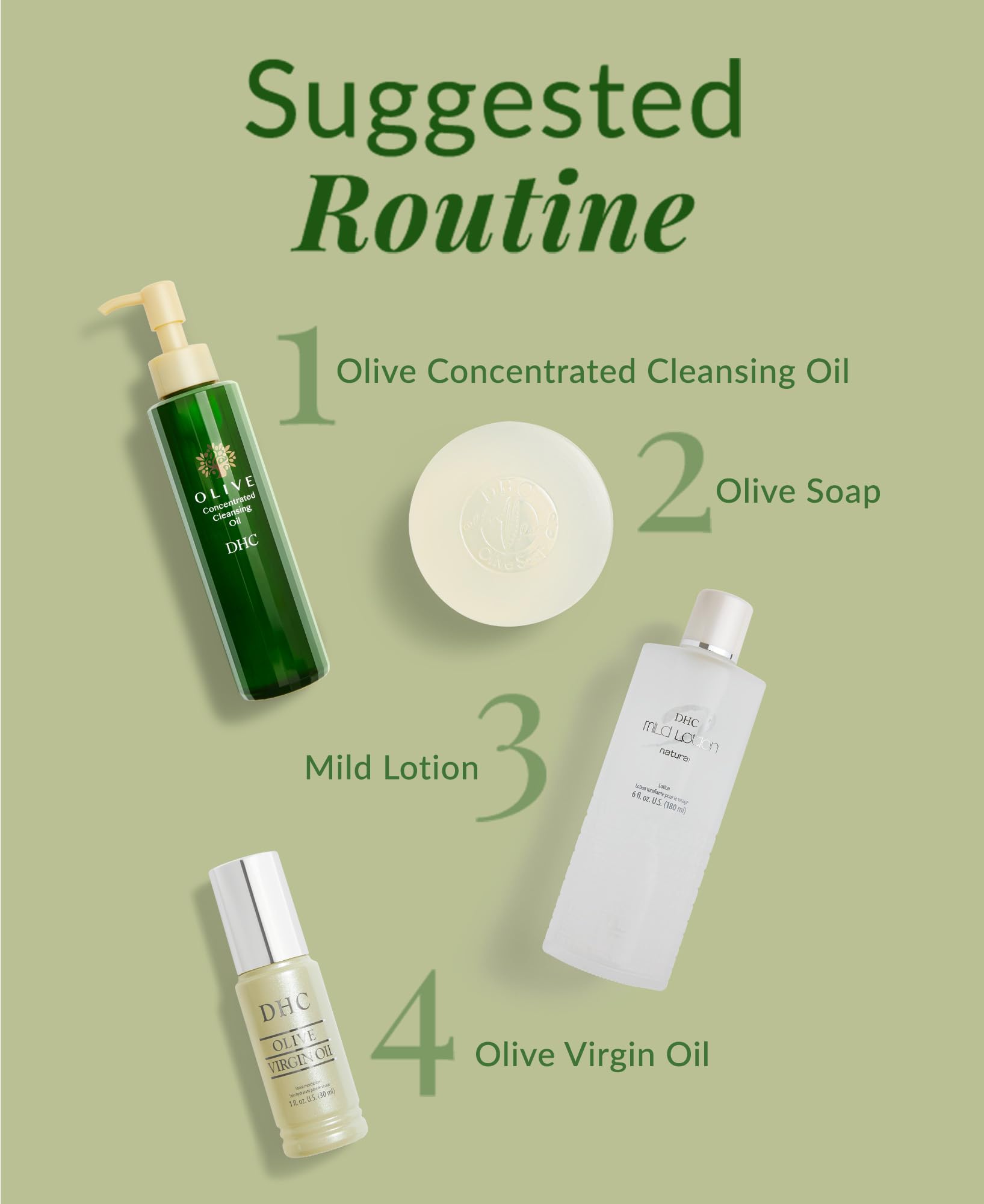 DHC Olive Cleansing Oil demonstrating skin hydration during cleanse
