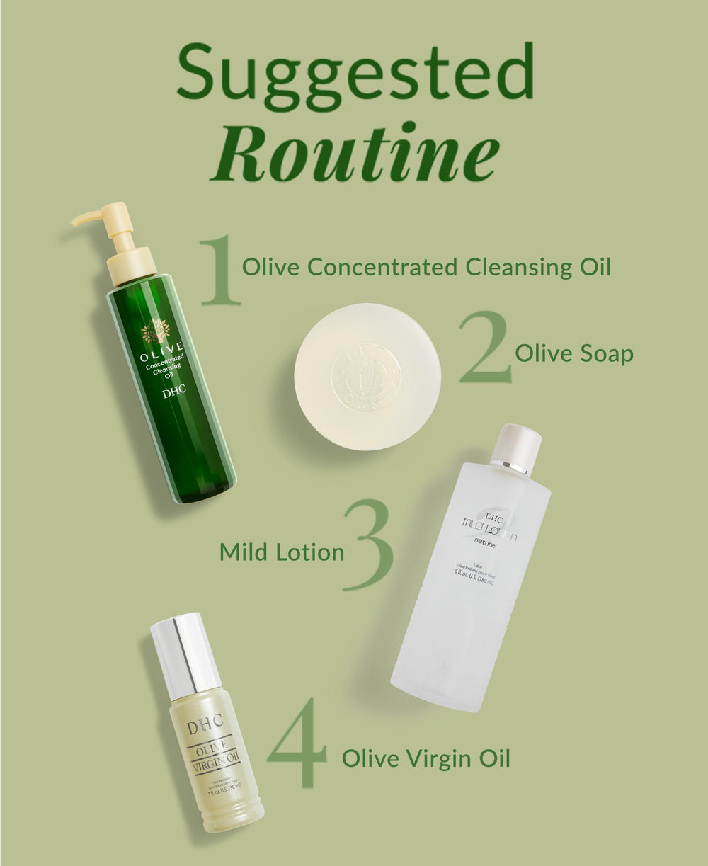 DHC Olive Cleansing Oil demonstrating skin hydration during cleanse