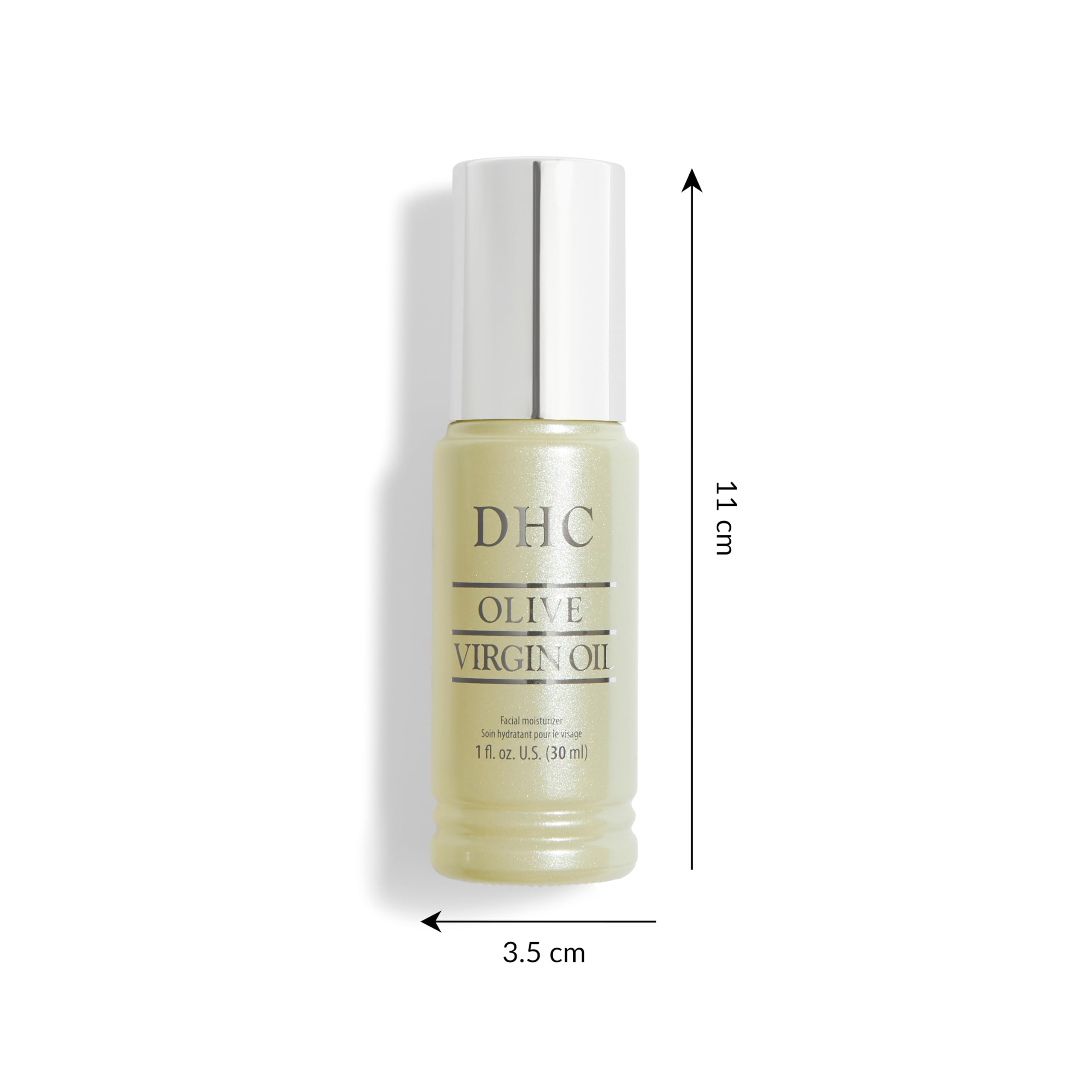 DHC Olive Virgin Oil on cuticles provides smooth hydration around nails.