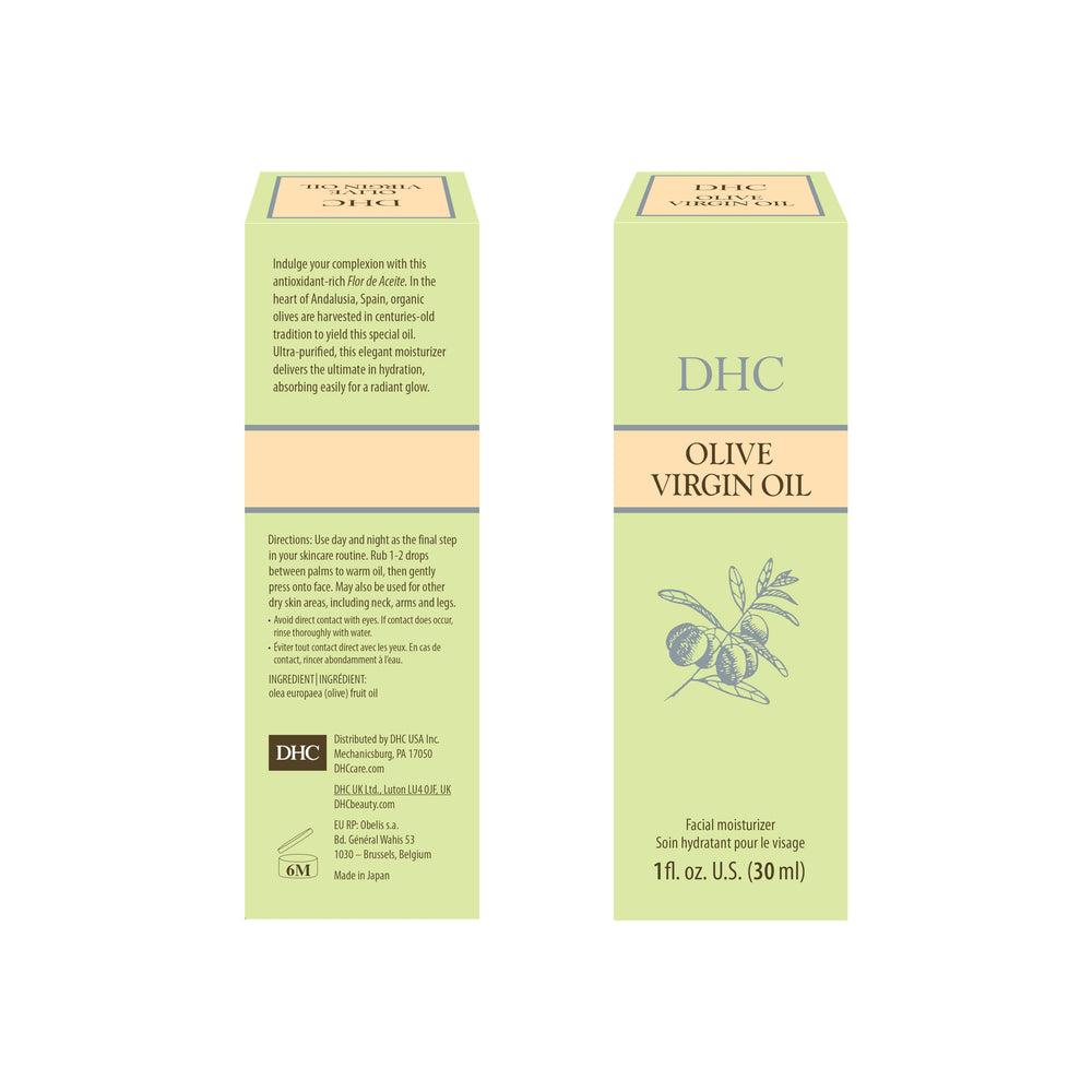 DHC Olive Virgin Oil on dry hair ends adds shine without weighing down.