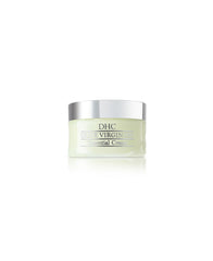 DHC Olive Virgin Oil Essential Cream bottle demonstrates fast absorption for hydrated, radiant skin.
