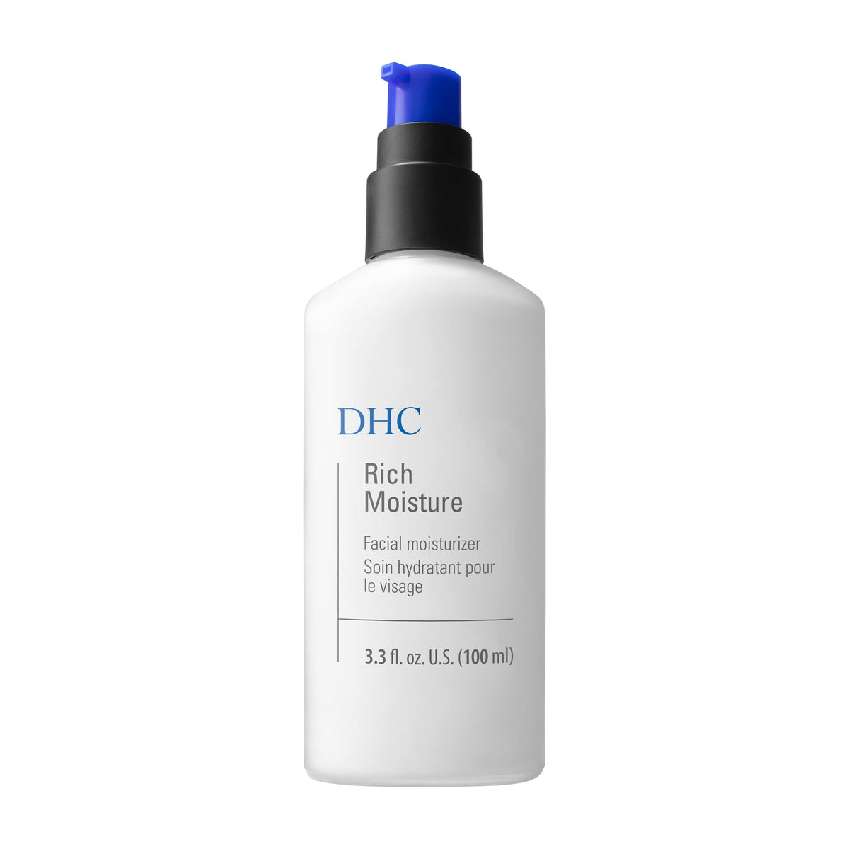 DHC Rich Moisture jar close-up showing creamy texture for deep hydration