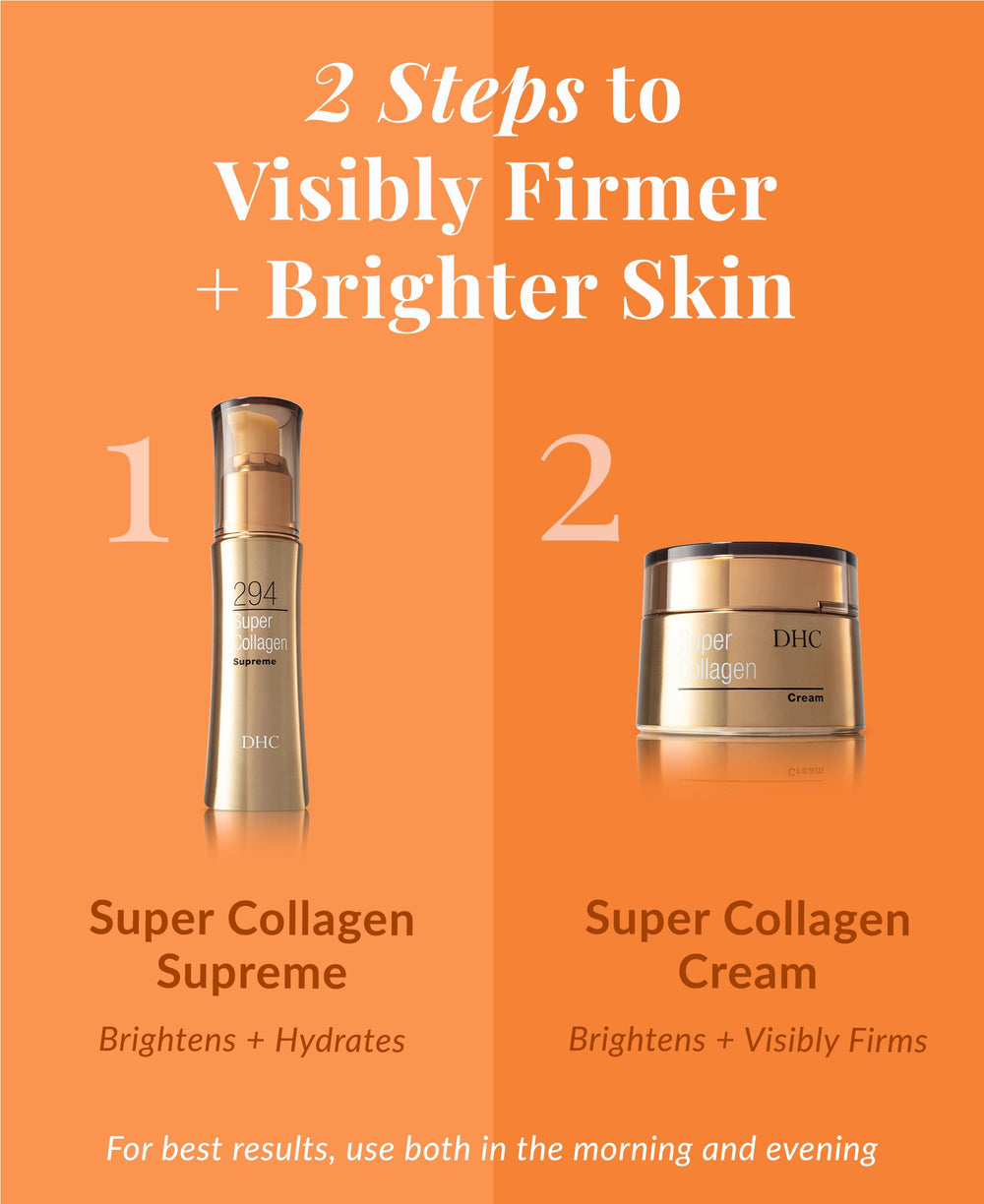 DHC Super Collagen Cream vitamin E protection visual emphasis.
