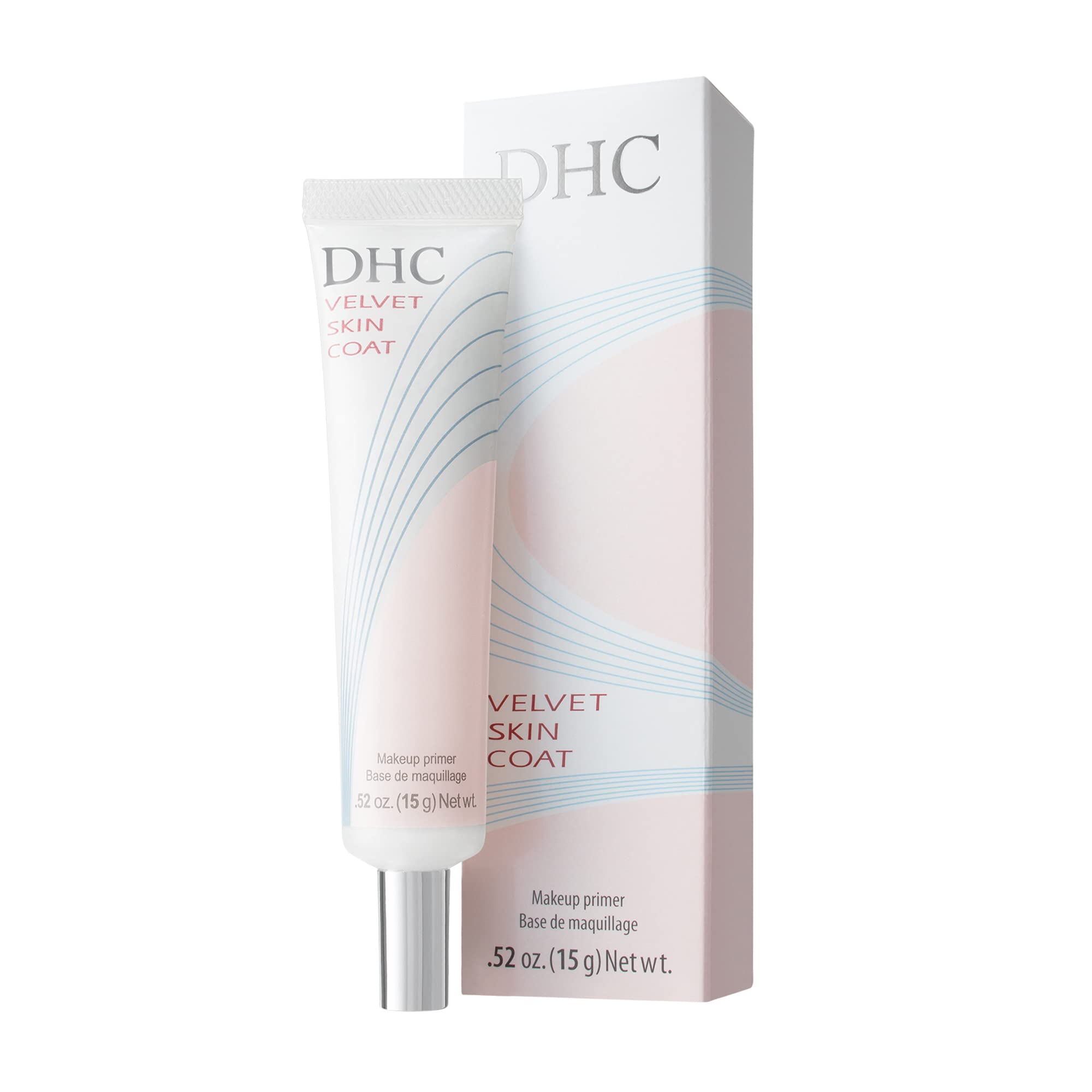 DHC Velvet Skin Coat fragrance-free packaging indicating fragrance and colorant-free.