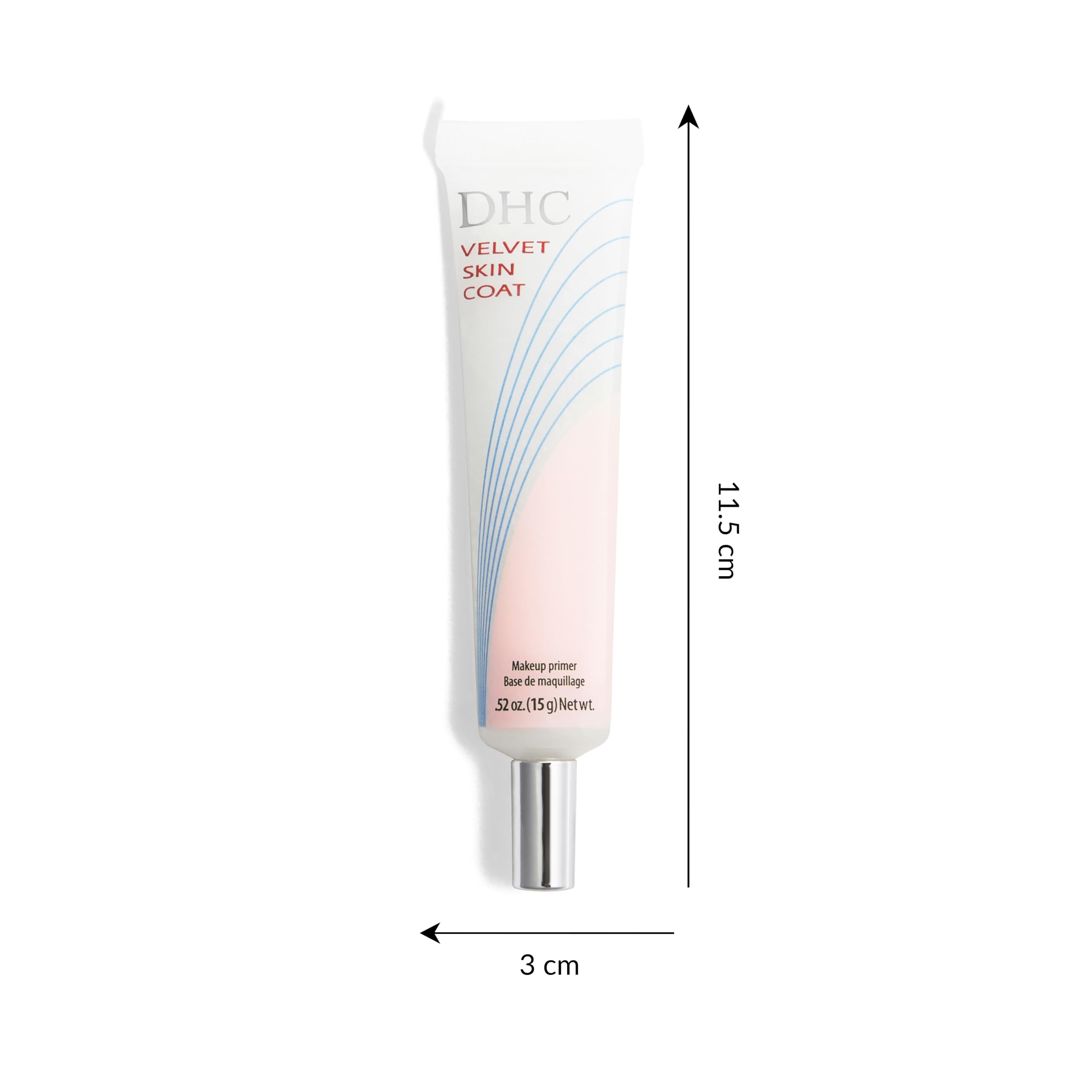 DHC Velvet Skin Coat pump or squeeze bottle with skin-matte look.