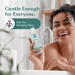 DHS Clear Shampoo fragrance-free pour for easy handling and routine use