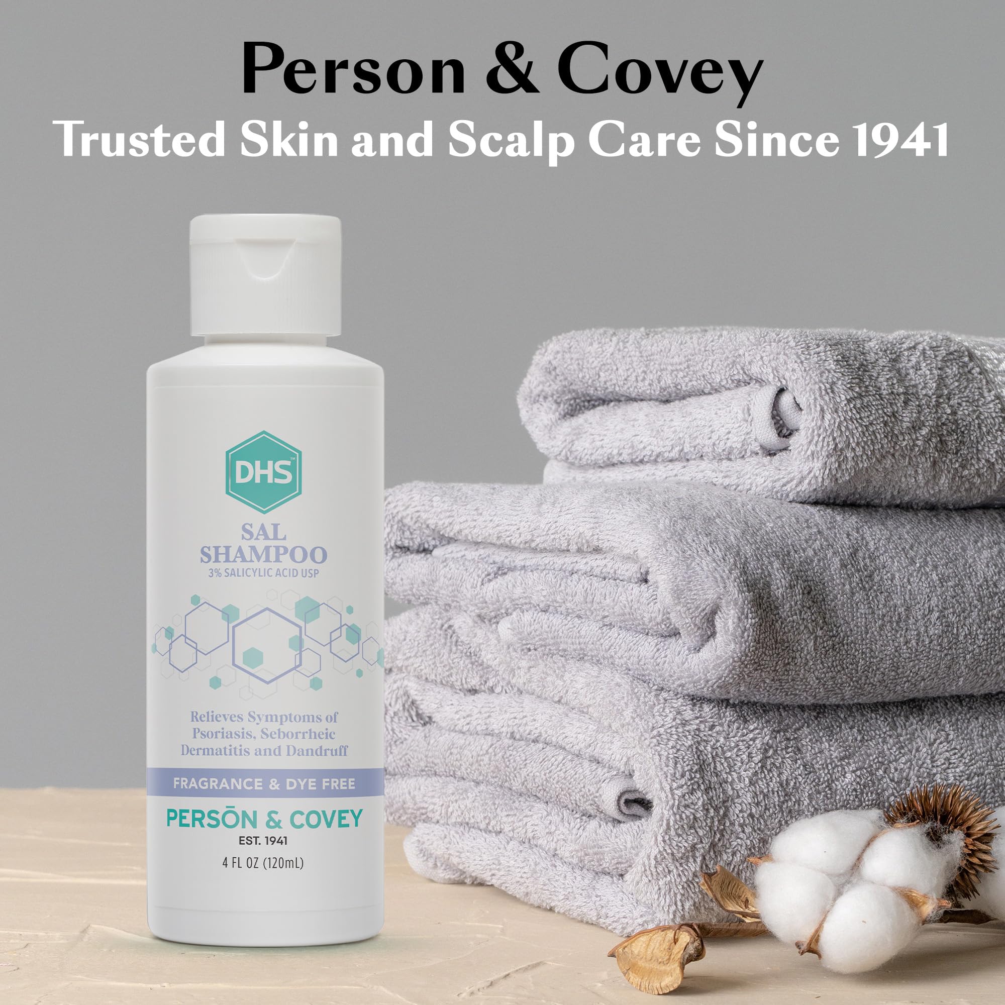 DHS SAL Shampoo resulting in soft hair and calm scalp after use